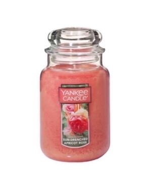 New Yankee Candle Sun Drenched Apricot Rose Candle